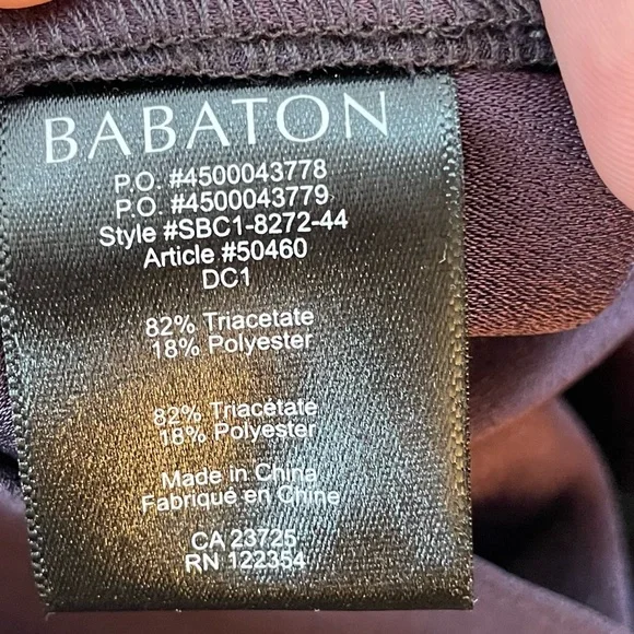 Babaton plum color sleeveless jumpsuit | size 0 - Picture 9 of 10